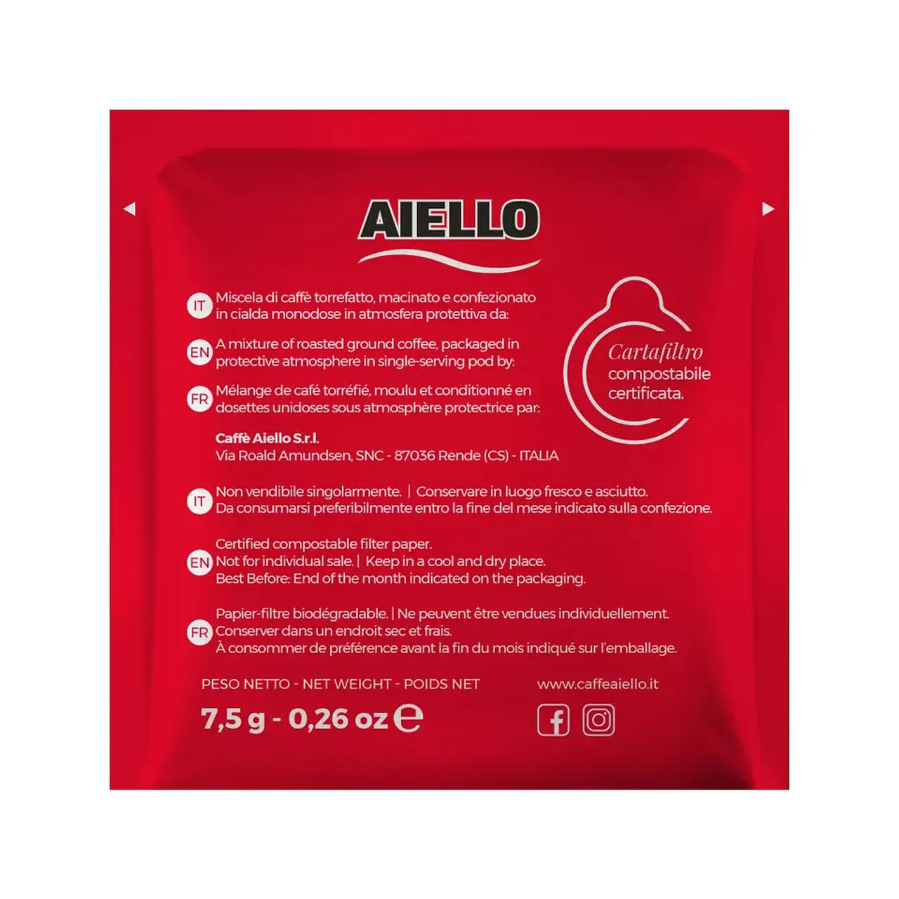 Cialde 150 Pods E.S.E. Classic